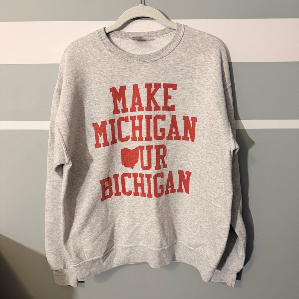 Make Michigan Our Bichigan Crewneck